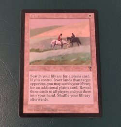 Wizards of the Coast Tithe MTG Visions White Instant Rare 1996 Jon J Muth - Image 1