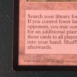 Wizards of the Coast Tithe MTG Visions White Instant Rare 1996 Jon J Muth - Image 4