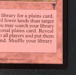 Wizards of the Coast Tithe MTG Visions White Instant Rare 1996 Jon J Muth - Image 5