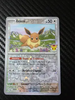 Eevee - (Pokemon Day 2025) (Reverse Cosmos Holo) 074/131 Miscellaneous Cards... - Image 1