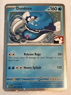 Dondozo 061/198 - Holo Pokemon TCG Prize Pack Series 3 Promo - NM - Image 1