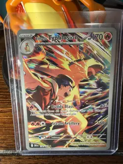 Pokemon Ethan's Typhlosion 190/182 SV10 Destined Rivals Holo Rare 170 HP - Image 1