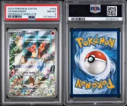 2023 POKEMON SVP EN-SV BLACK STAR PROMO #044 CHARMANDER PSA 8 - Image 3