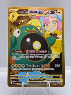 Iono's Bellibolt ex 188/159 Hyper Rare Journey Together Pokemon NM - Image 1