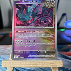Pokemon Prismatic Evolutions - 043/131 Flutter Mane - Master Ball Reverse - NM/M - Image 2