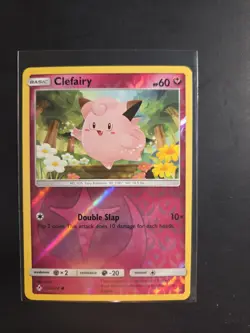 Pokemon Clefairy Reverse Holo Unbroken Bonds 132/214 2019 NM - Image 1