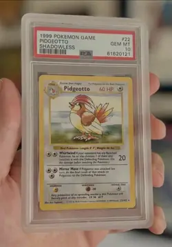 Pokemon Pidgeotto 022/102 Base Set Shadowless Rare PSA 10 Pop 149 - Image 1