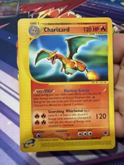 Charizard #40/165 Non-Holo Rare Expedition Pokemon E-Reader FAST SHIPPING! - Image 1