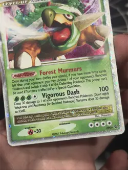 Torterra LV.X 160HP DP09 Promo Holo Diamond & Pearl Pokemon TCG 2007 Damaged - Image 4