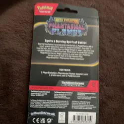 Pokemon TCG Mega Evolution Phantasmal Flames Pack Cottonee Promo Sealed - Image 2