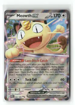 Meowth ex 062/088 Double Rare Perfect Order Pokemon Holo Near Mint - Image 1