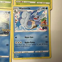 Lot Of 4 Bulbasaur/Ivysaur & Squirtle/Wartortle Pokemon Go Set NM - Image 5