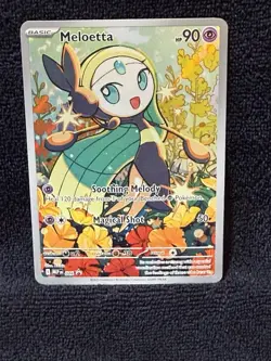 Pokemon Meloetta 026 Me: Mega Evolution Promo Rare Full Art Holo English - Image 1
