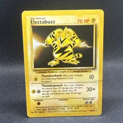 Electabuzz 020/102 Base Set Regular HP Pokemon TCG - Image 1