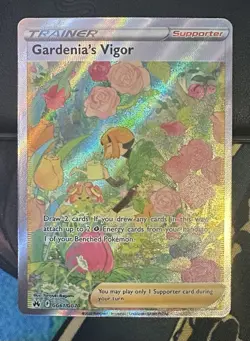 Pokemon TCG Gardenia's Vigor GG61/GG70 Crown Zenith Holo Ultra Rare - Image 1