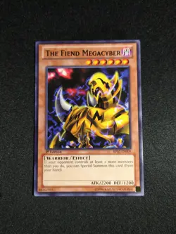 Yu-Gi-Oh! 2x The Fiend Megacyber BP02-EN009 Unlimited Rare NM - Image 1