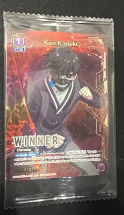 Union Arena Tokyo Ghoul Ken Kaneki WINNER UEPR/TKG-1-039 English Promo Sealed - Image 1