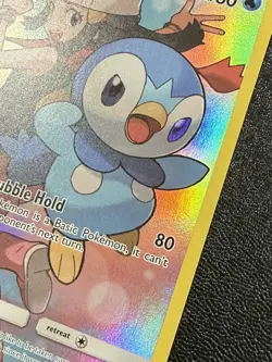 Pokemon TCG Piplup Holo Secret Rare Full Art Cosmic Eclipse Card 239/236 - Image 4