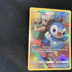 Pokemon TCG Piplup Holo Secret Rare Full Art Cosmic Eclipse Card 239/236 NM - Image 2