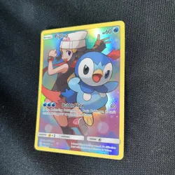 Pokemon TCG Piplup Holo Secret Rare Full Art Cosmic Eclipse Card 239/236 NM - Image 3
