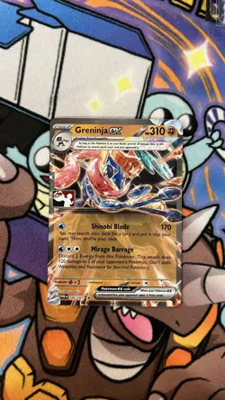Greninja ex 106/167 Prize Pack Series Cards Holo - Image 1
