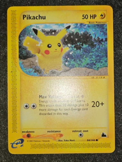 Carte Pokemon : Pikachu 84/144 Skyridge Non Holo Pokemon Card 2003 - Image 1