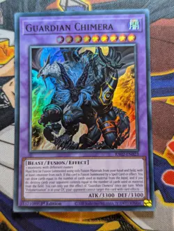 Guardian Chimera RA02-EN023 Super Rare 1st Edition YuGiOh TCG Card - Image 1