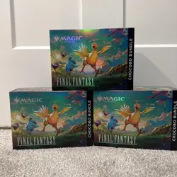 Magic The Gathering Final Fantasy Chocobo Bundle Box MTG Sealed Lot Of 3 - Image 1