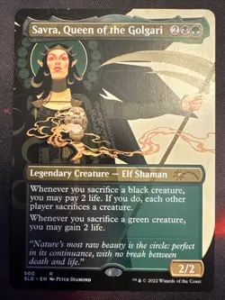 MTG Savra, Queen of the Golgari Secret Lair Drop Series 500 Regular Rare - Image 1