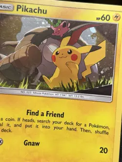 Pikachu SM234 - Pokemon Sun & Moon Black Star Promo Card - LP - Image 2