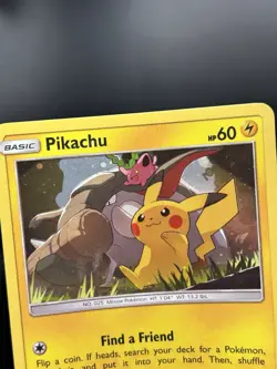 Pikachu SM234 - Pokemon Sun & Moon Black Star Promo Card - LP - Image 3