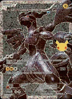 Zekrom 114/114 Holo - Pokemon Celebrations: Classic Collection - LP - Image 1