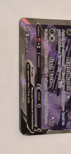 Pokemon TCG Celebi v Fusion Strike Card 245/264 Near Mint - Image 5