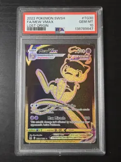 PSA 10 Mew VMAX TG30/TG30 Lost Origin Trainer Gallery Pokemon - Image 1