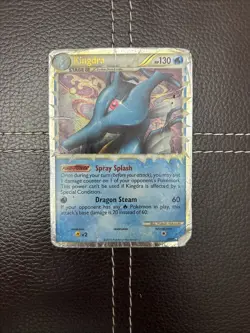 Pokemon TCG - Kingdra (Prime) - 85/95 - Unleashed - DMG/HP Ultra Rare (2010) - Image 1