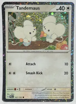 Tandemaus (Cosmos Foil) 167/193 Holo Miscellaneous Cards & Products Pokemon NM/M - Image 1
