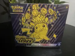 Pokemon TCG: Surging Sparks Factory Sealed Elite Trainer Box - Image 1