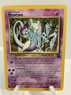 Pokemon Mewtwo 12/53 WOTC Promo 12/53 MP - Image 2