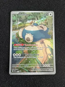 Pokemon Snorlax 051 SV Scarlet & Violet Black Star Promo NM - Image 1