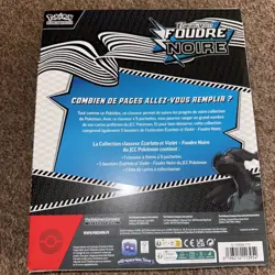Pokemon TCG Scarlet and Violet Black Bolt Booster 5 Packs & Folder Bundle SEALED - Image 2