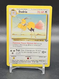 Dodrio 34/64 Jungle Set Uncommon Regular Pokemon LP - Image 1