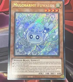 Yu-Gi-Oh Mulcharmy Fuwalos RA04-EN050 secret rare 1st Ed - Image 1