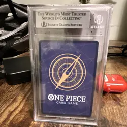Bandai 2023 One Piece Kingdoms of Intrigue Boa Hancock SR Foil Graded BGS 9 - Image 2