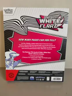 Sealed Pokemon Black Bolt and White Flare Binder Collection Bundle & Poster Box - Image 2