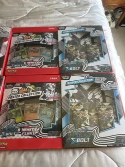 Pokemon Binder Poster Collection W Booster Packs Black Bolt + White Flare Bundle - Image 3