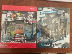 Pokemon Black & White Bolt Flare Poster & Binder Collection 2-Pack Box - Image 1