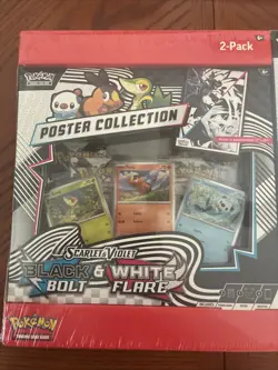 Pokemon Black & White Bolt Flare Poster & Binder Collection 2-Pack Box - Image 2