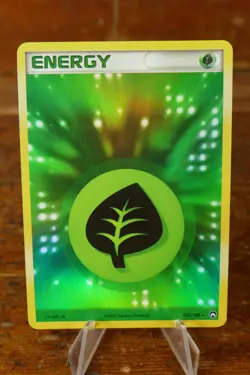 Grass Energy 103/108 Power Keepers Ex Ruby & Sapphire Holo Pokemon TCG Card LP - Image 1