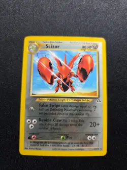 Pokemon Scizor Neo Discovery 29/75 Regular Rare Trading Card - Image 1