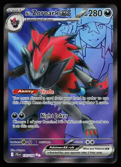 N's Zoroark ex 175/159 Ultra Rare Journey Together Pokemon Card - Image 1